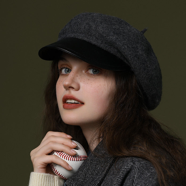 Vionna Wool-Blend Beret