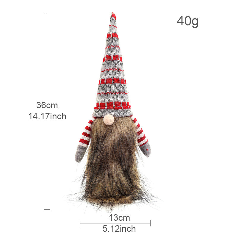 Long Bearded Elves Christmas  Bottle Sweater