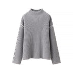 Ava Studio Cross Knit Turtleneck
