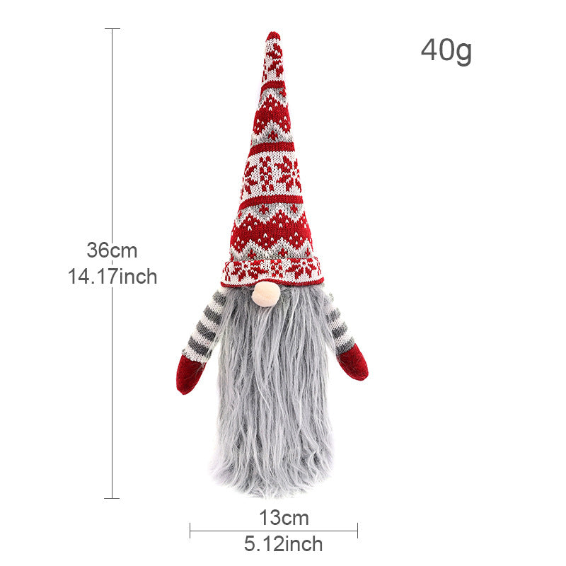 Long Bearded Elves Christmas  Bottle Sweater