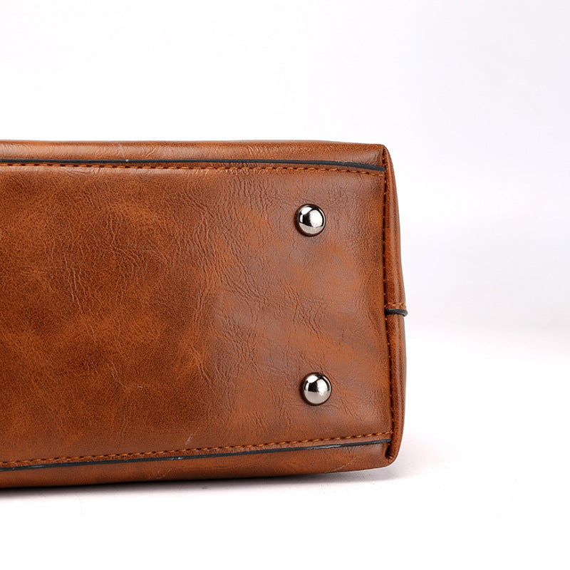 Madison Rose Vintage Oil Wax Tote