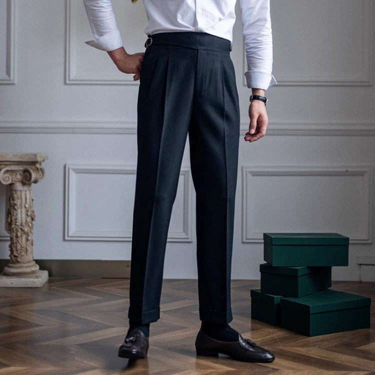 Roma Faloni Italian Pleated Trousers