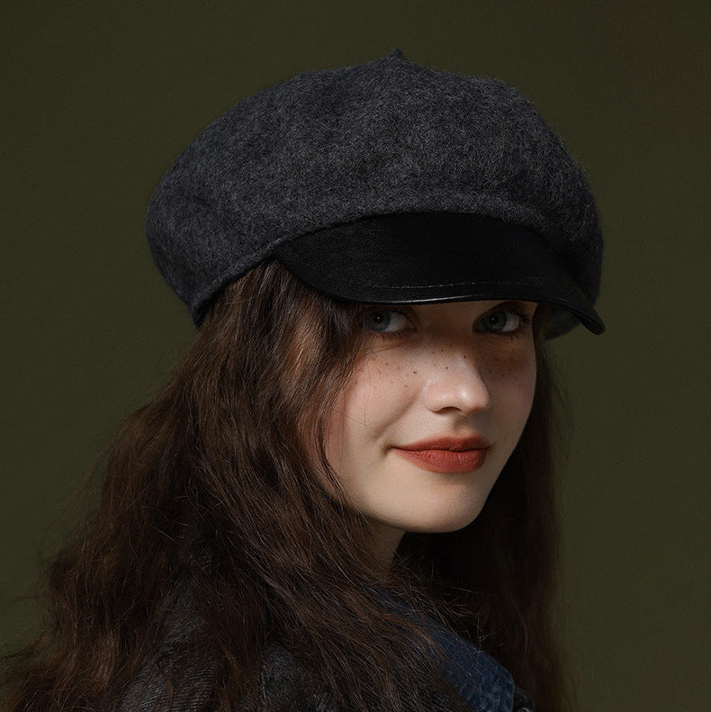 Vionna Wool-Blend Beret