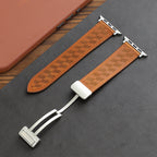Parker Studio Checkered Leather Strap (Apple Watch Band)