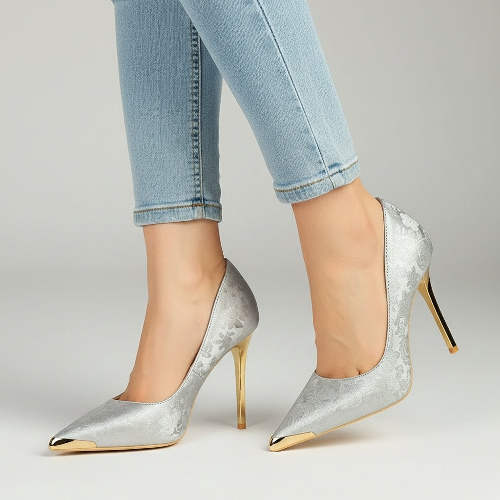 Ruth Rose Japanese Kimonosilk Heels