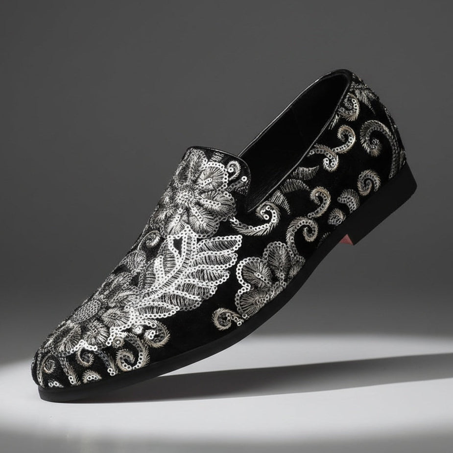 Luca Lombardi Sequin Loafers