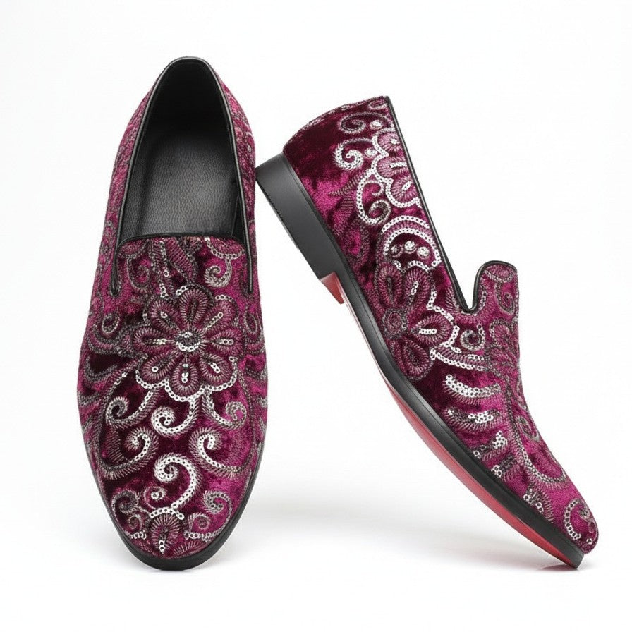 Luca Lombardi Sequin Loafers