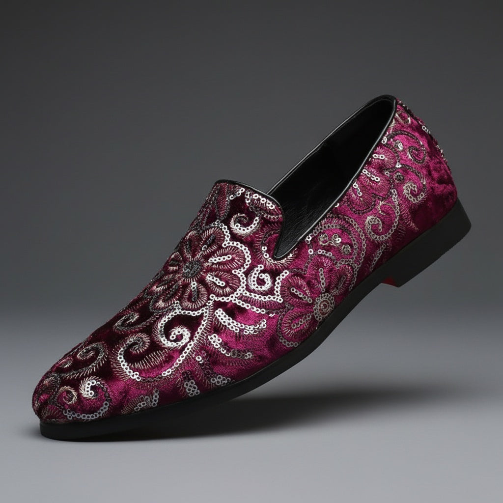 Luca Lombardi Sequin Loafers