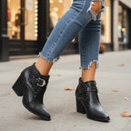 Avéra Western Buckle Boot Heels