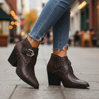 Avéra Western Buckle Boot Heels