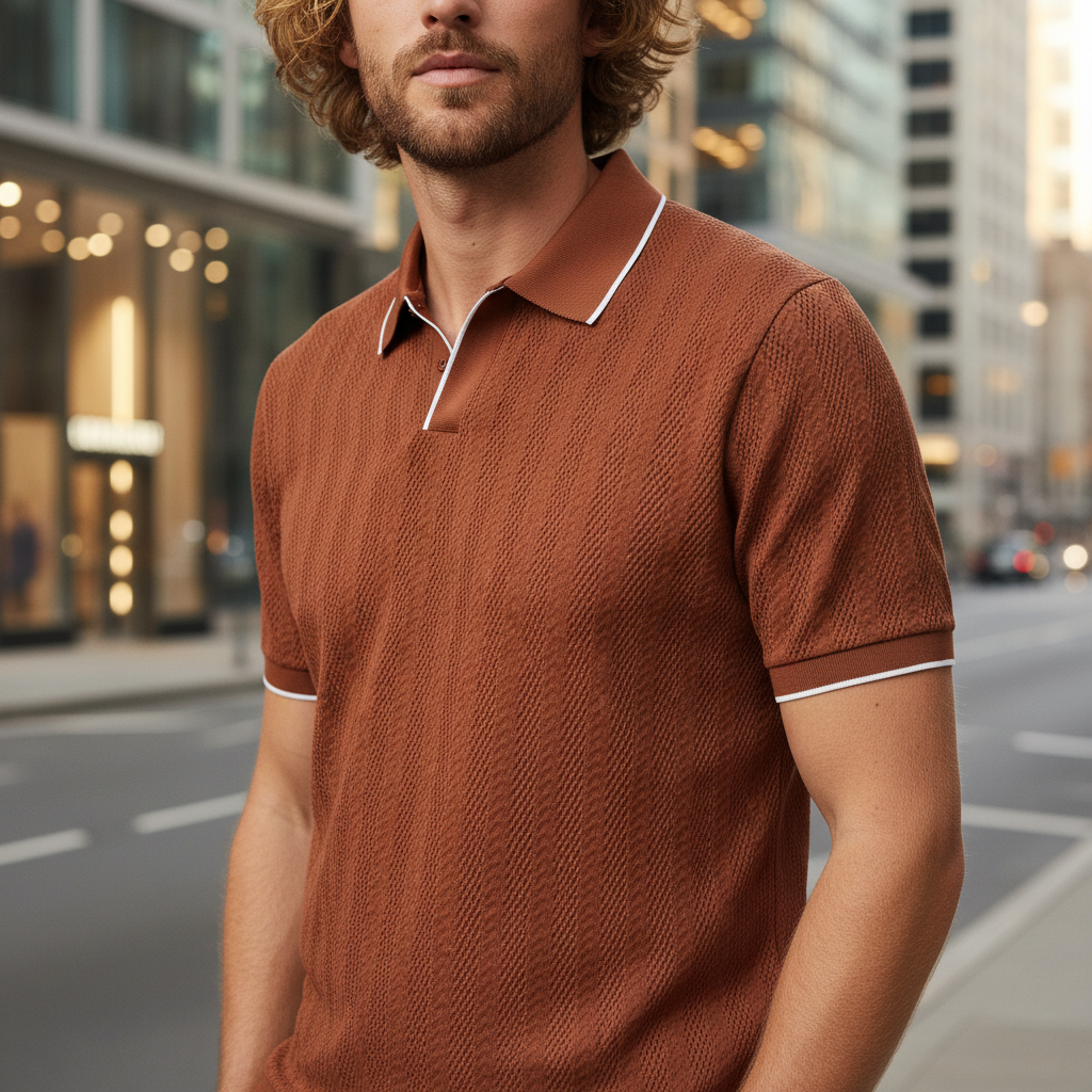 Jack Dean Nylon Performance Polo