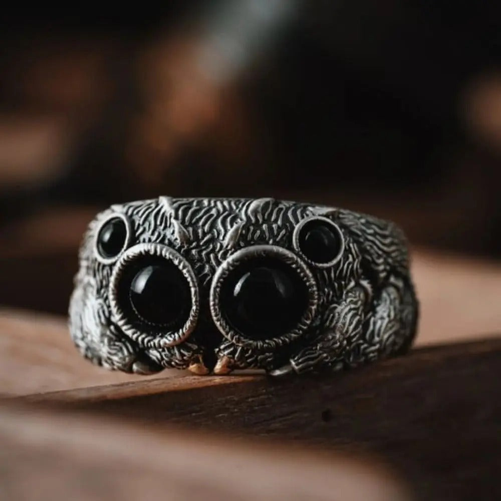 Jumping Spider Copper Companion Ring