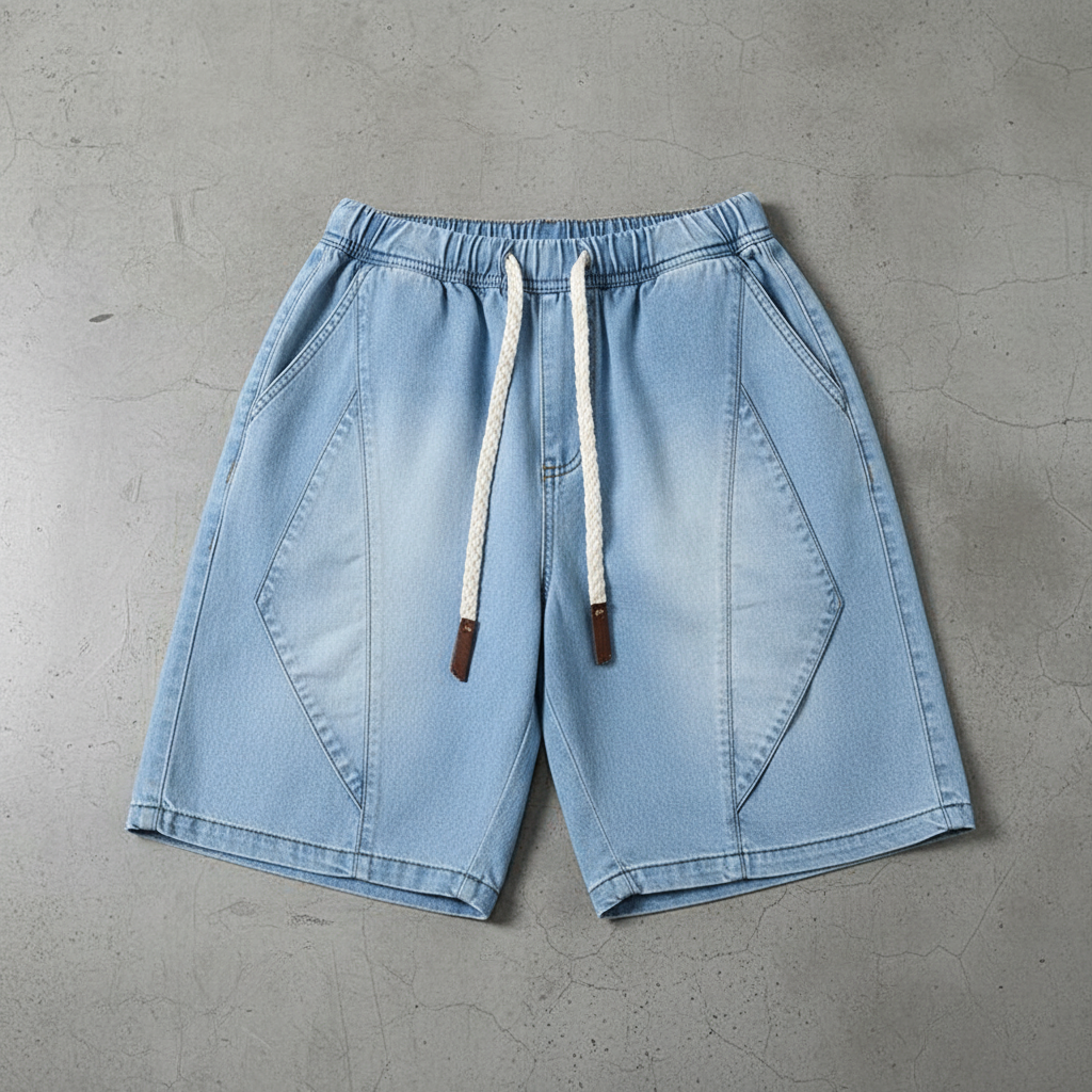 East End Cutout Denim Shorts