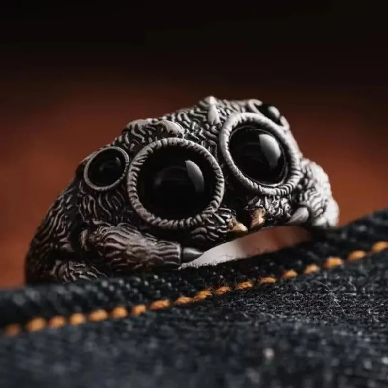 Jumping Spider Copper Companion Ring