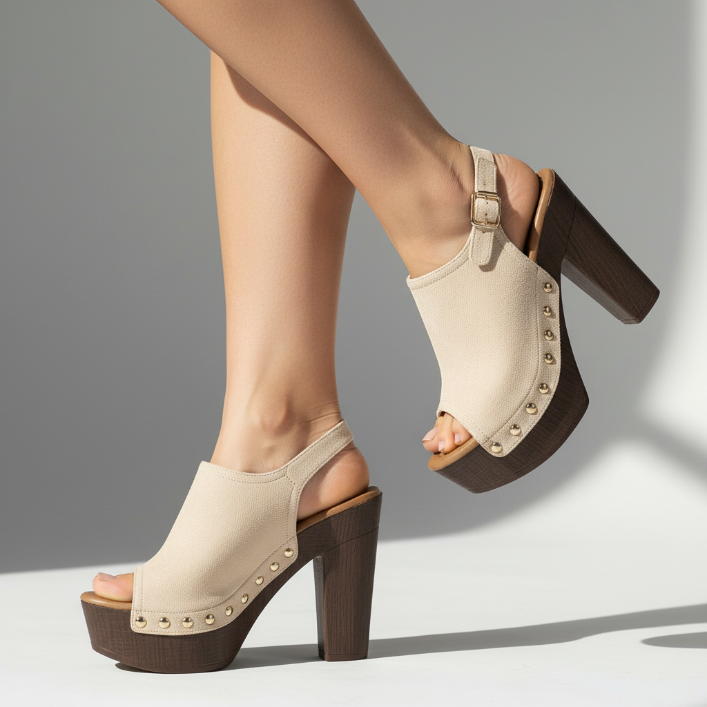 Penelope Bolted Strap Heels