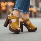 Avéra District Nail Block Heel