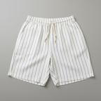 Luca Lombardi Striped Linen Shorts