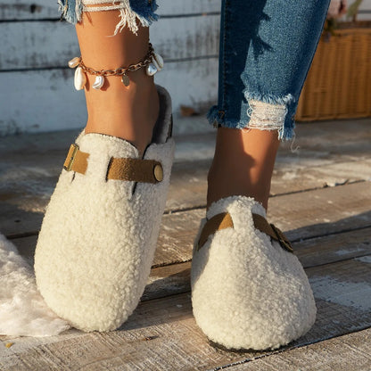 Mukava Frosted Plush Mule