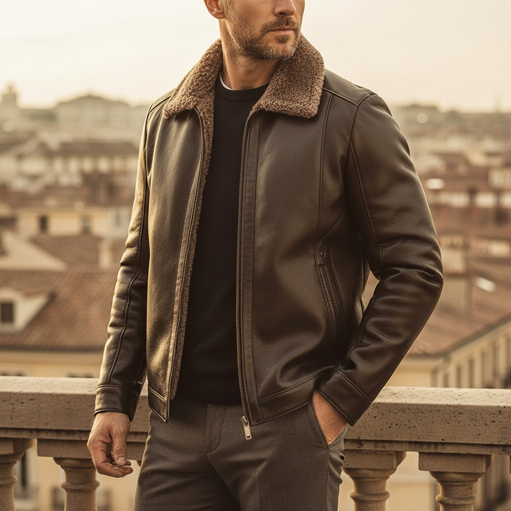 Jack Dean Alpine Moto Jacket