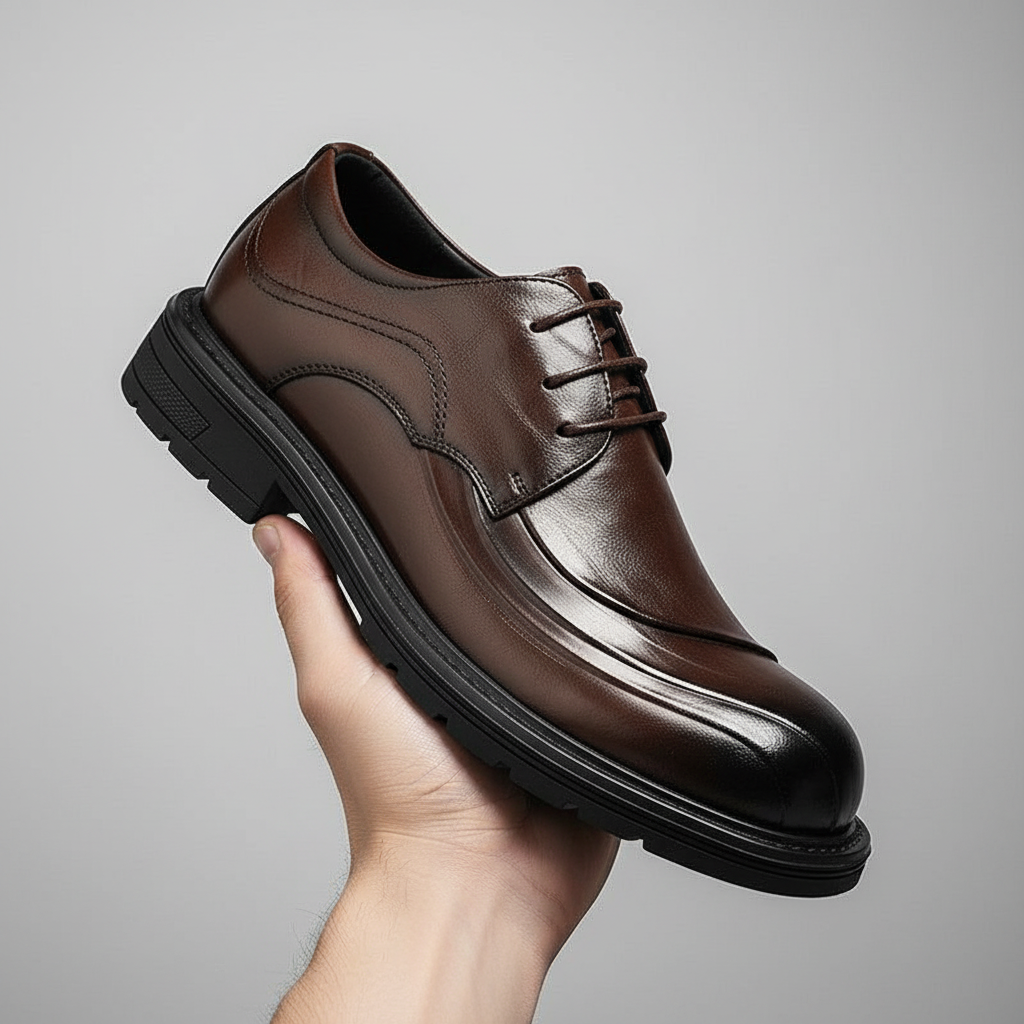 Jack Dean Braxton Leather Dress Shoes