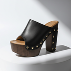 Penelope Rose Bolted Block Heels