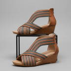 Avéra Italian Boho Wedge Sandals