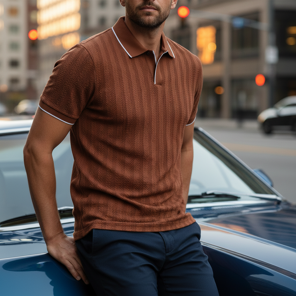 Jack Dean Nylon Performance Polo