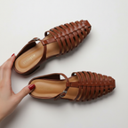 Penelope Roman Caged Flats