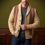 Mukava Jacquard Button-Up Cardigan