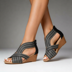 Avéra Italian Boho Wedge Sandals