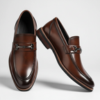 Jack Dean Iron Buckle Leather Dress Shoes