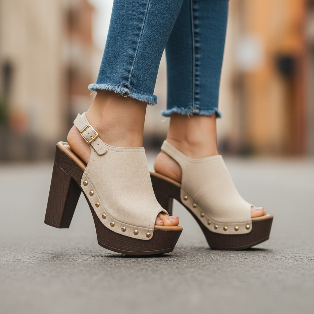 Penelope Bolted Strap Heels