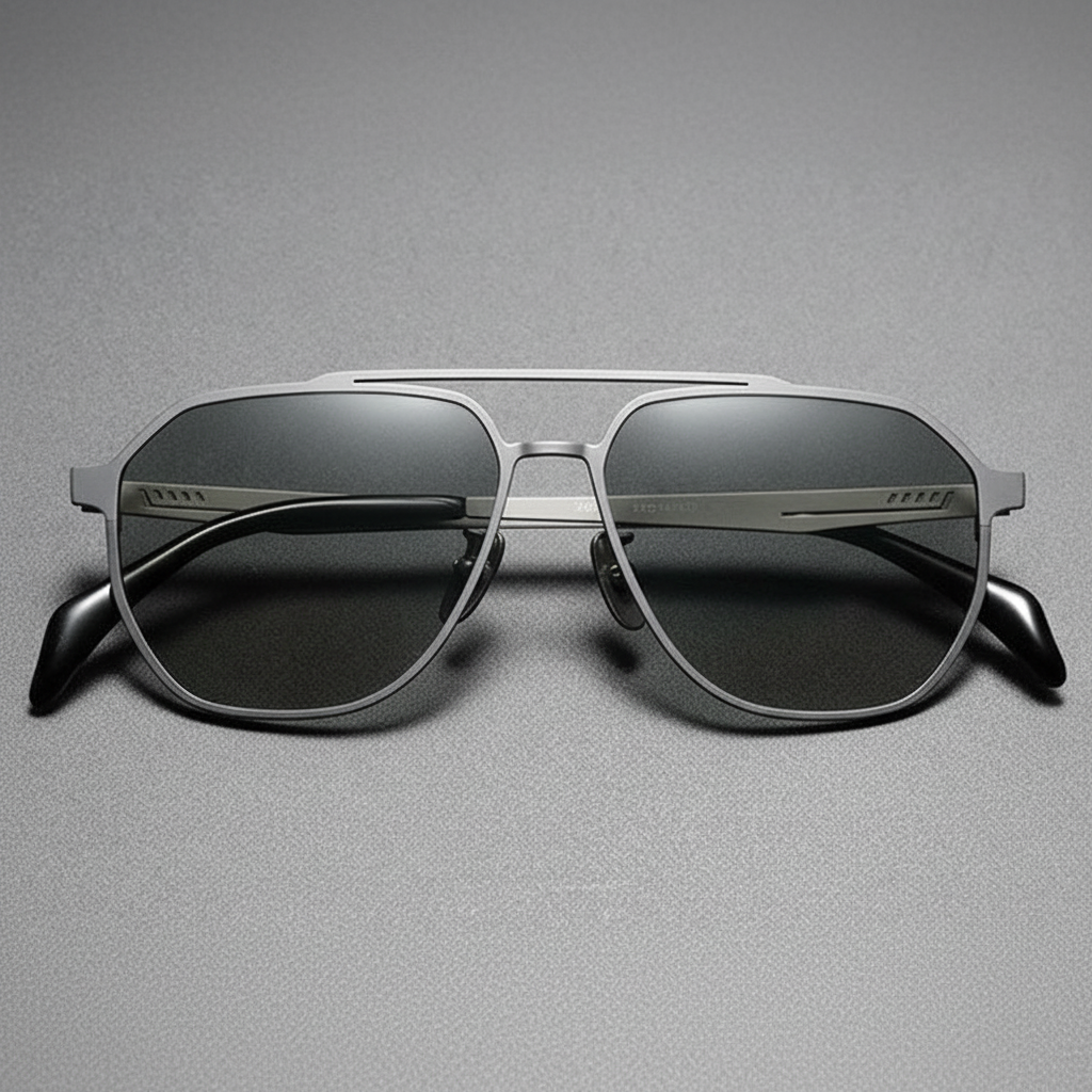 Grant Parker Titanium Aviator Shades