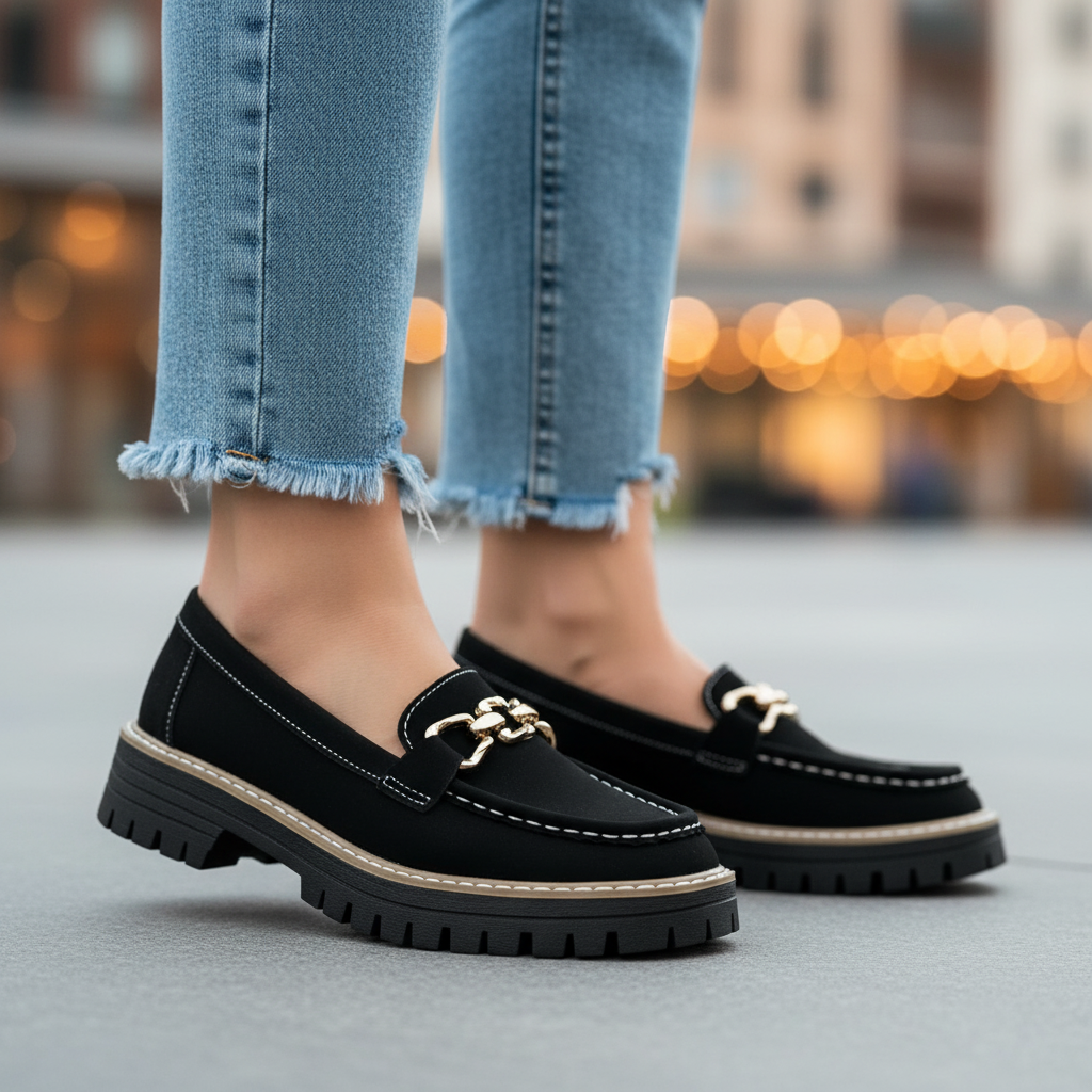 Avéra London Buckle Loafers