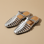 Penelope Roman Caged Flats
