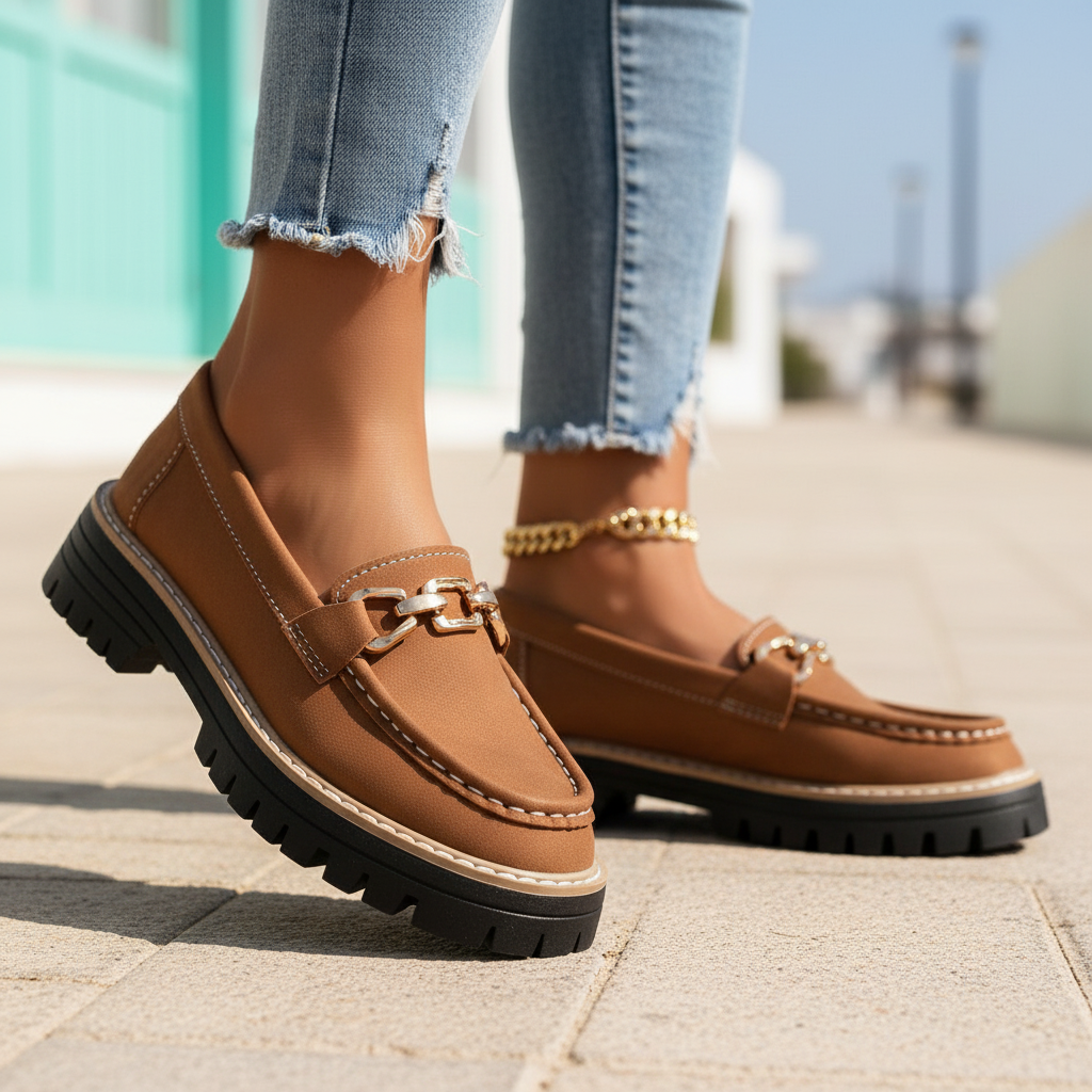 Avéra London Buckle Loafers