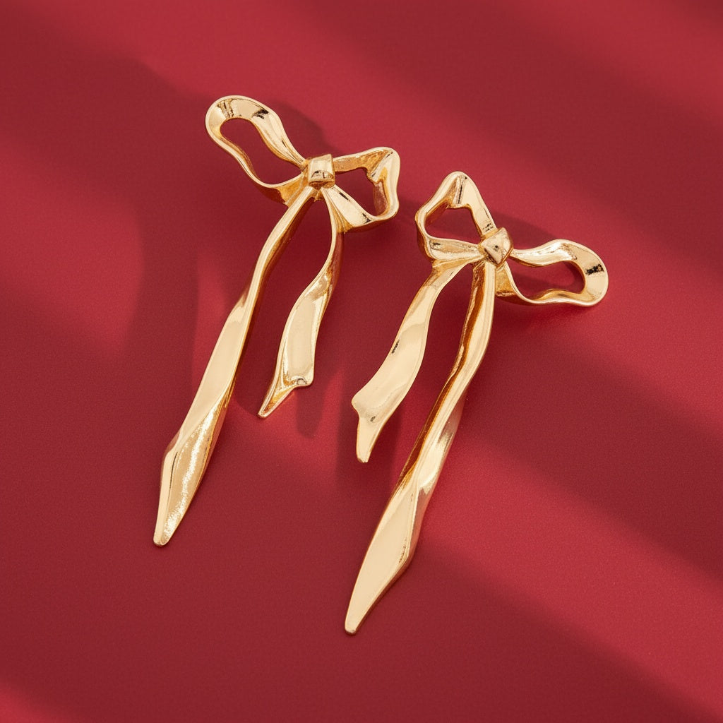Adorá Hepburn Ribbon Earrings