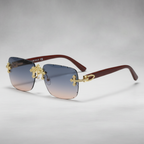 Saint Ridge Cross Rimless Shades