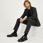 Jack Dean Braxton Leather Dress Shoes