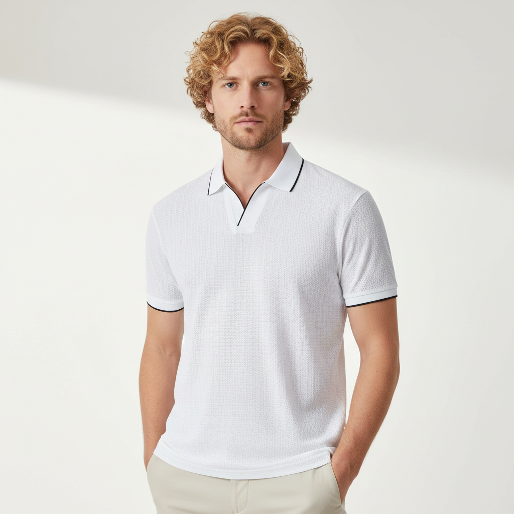 Jack Dean Nylon Performance Polo