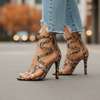 Penelope Exotic Viper Heels