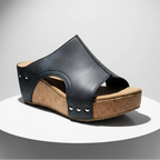 Penelope Bolted Wedge Sandals