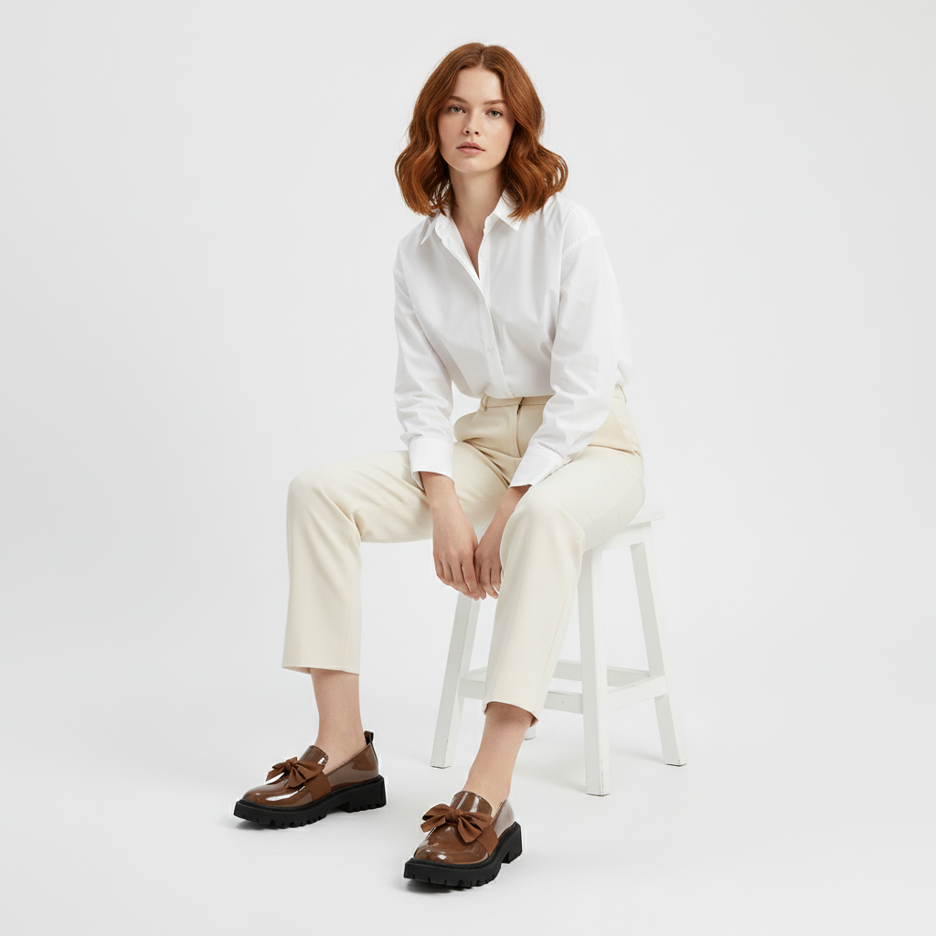 Avéra Bow Mary Jane Loafers