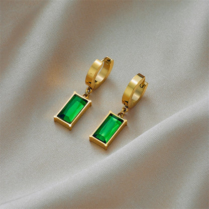 Monroe Regal Green Zircon Jewelry Set