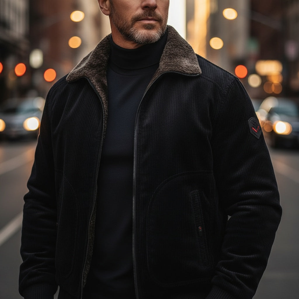 Jack Dean Altitude-Lined Flight Jacket