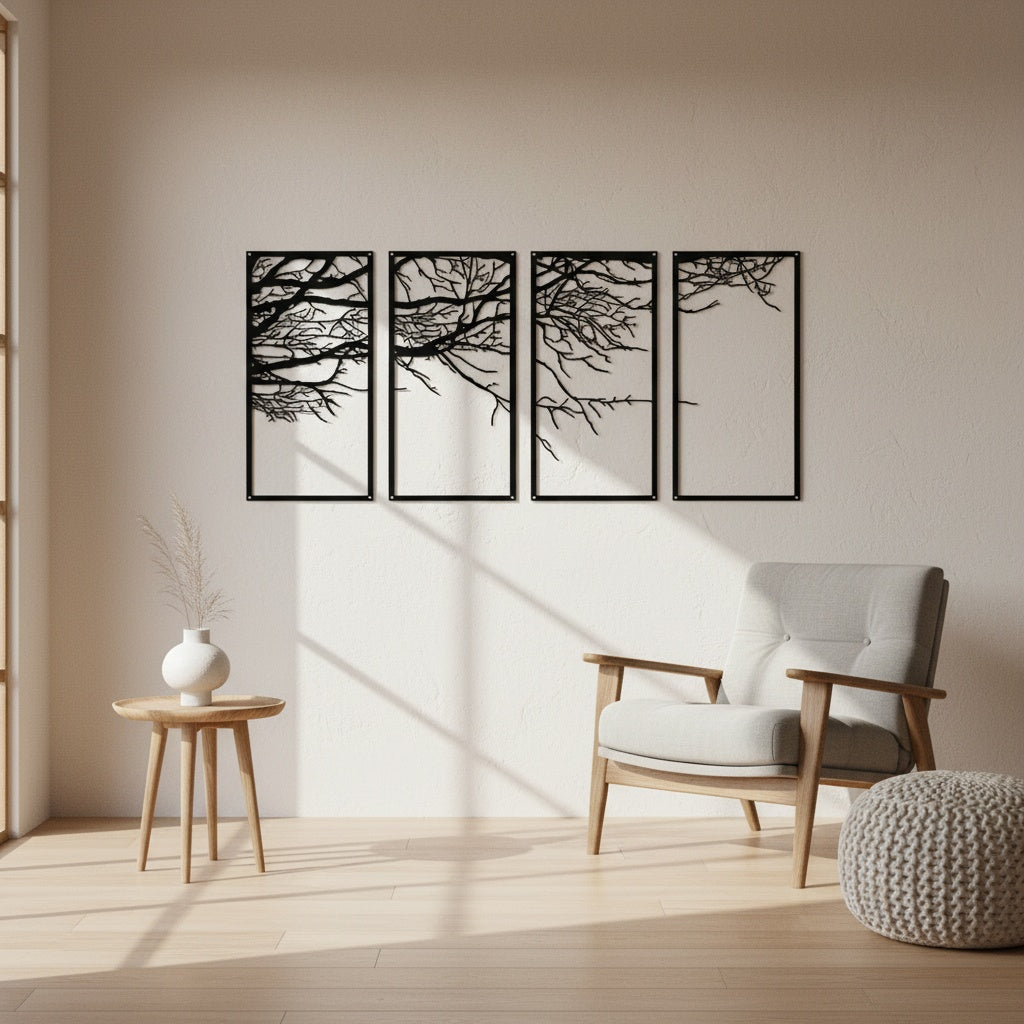 Mason Arts Calming Winter Trees (Set of 4)