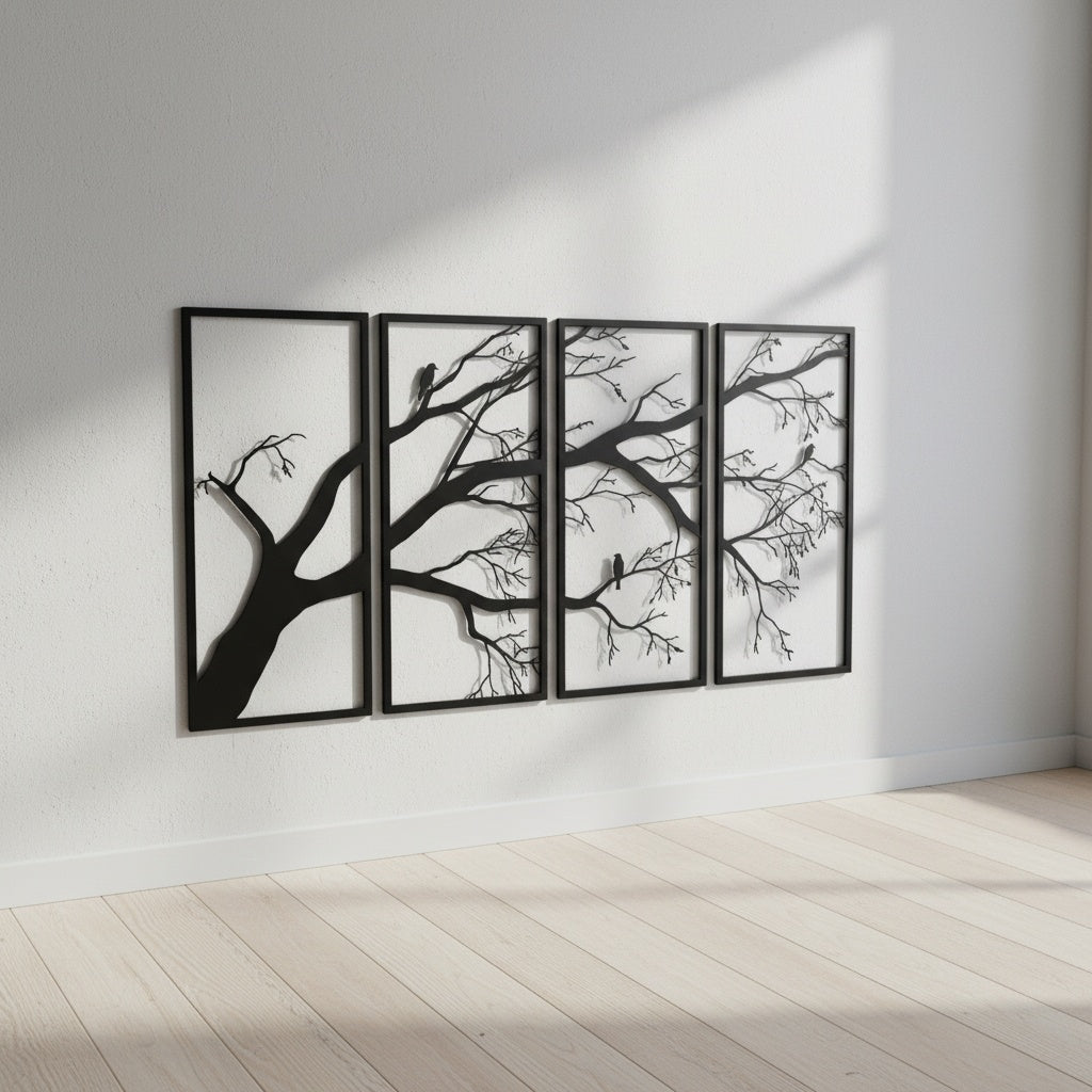 Mason Arts Calming Winter Trees (Set of 4)