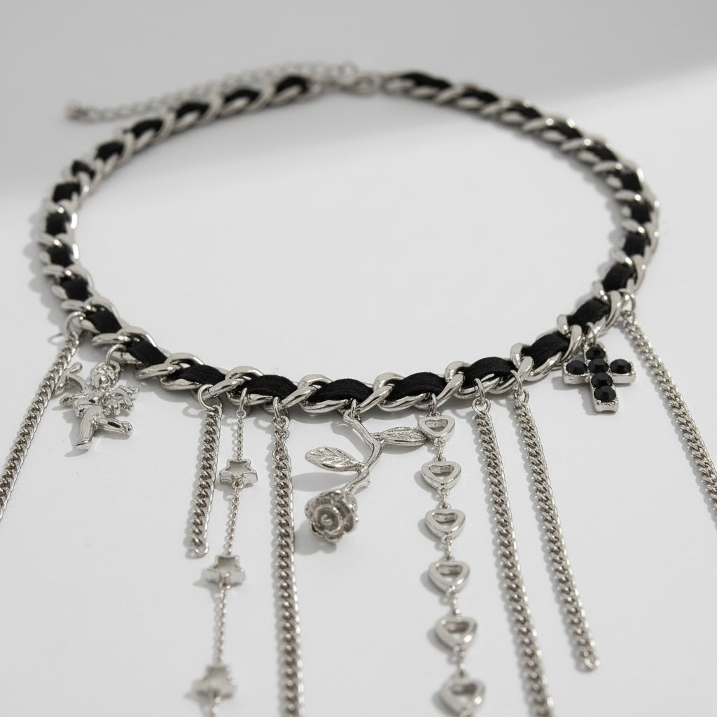 Saint Ridge Black Valentines Choker