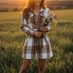 Ava Studio NYC Plaid Dress