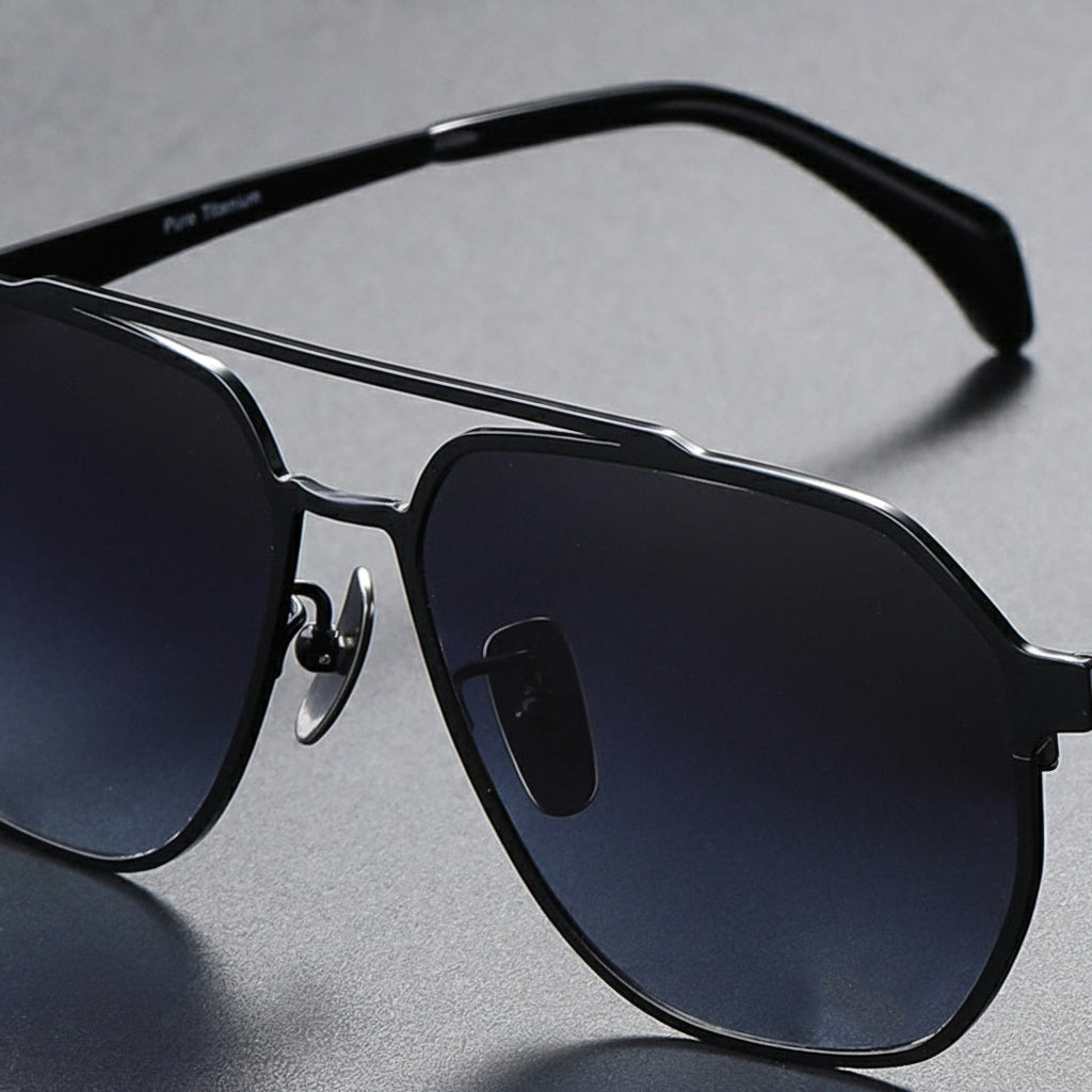 Grant Parker Titanium Aviator Shades